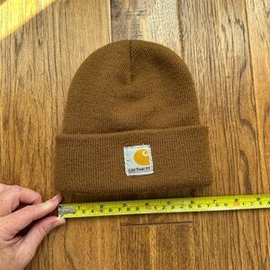 Brown Carhartt Acrylic Watch Hat for Toddlers or Kids